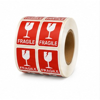 استيكر Fragile قابل للكسر 500 ملصق